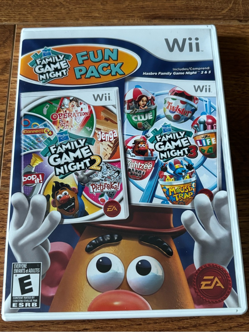 Hasbro Family Game Night Wii Pack - White, Blue, Orange - Picture 1 of 10